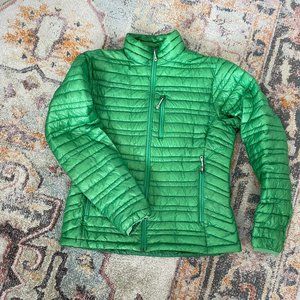 Patagonia Down Sweater Full Zip Jacket in Green